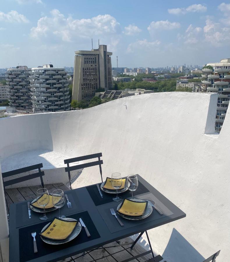 14Eme Et Der Etage "Arty" Avec 2 Chambres Et Vue Panoramique ! クレテイユ エクステリア 写真